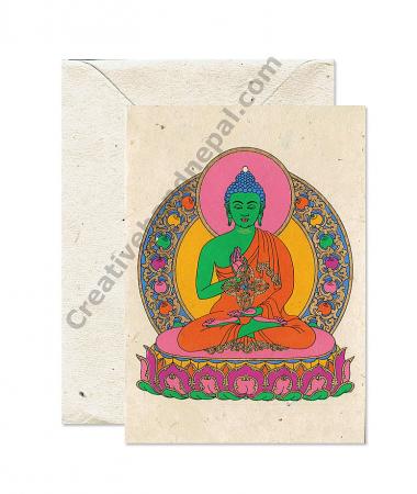 Amoghasiddhi Buddha greeting cards | Creativehand Nepal