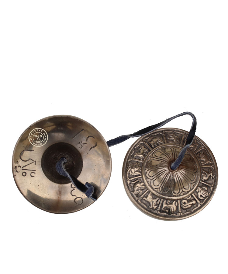 Mini Tibetan Lucky symbols Tingsha | Creativehand Nepal