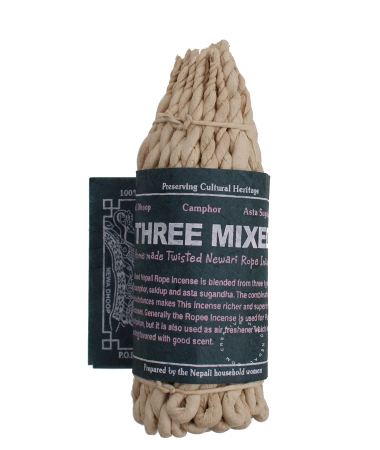 thumbnail image 2 of Handmade Cedar Rope Incense – Set Of 3 – Natural Wick, Slow Burning – Nepal 2 of 6