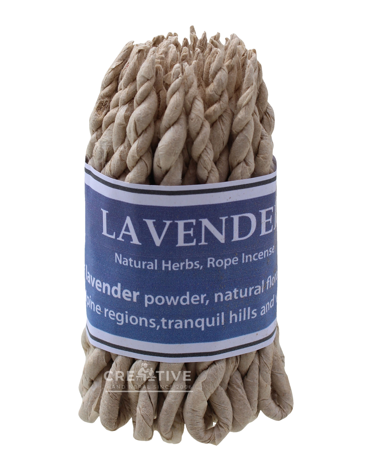 Lavander Rope Lavender Rope Incense – Handmade Himalayan Herbal Blend for Relaxation ...