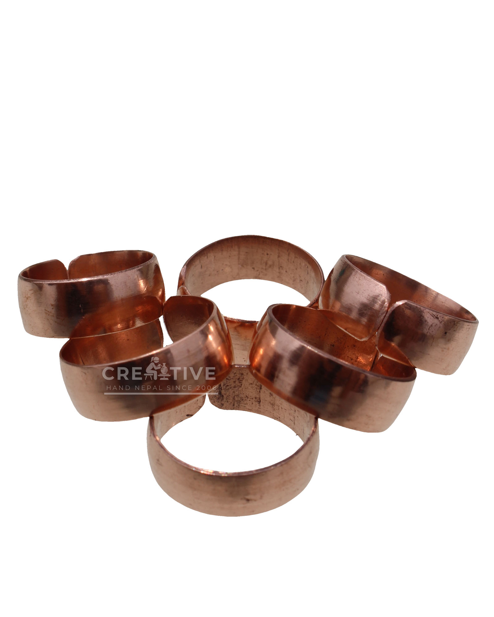 Adjustable Plain Copper Ring – Minimalist Healing Jewelry | Handmade in ...